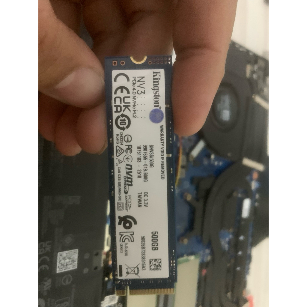 SSD NVME M2 KINGSTON 500GB