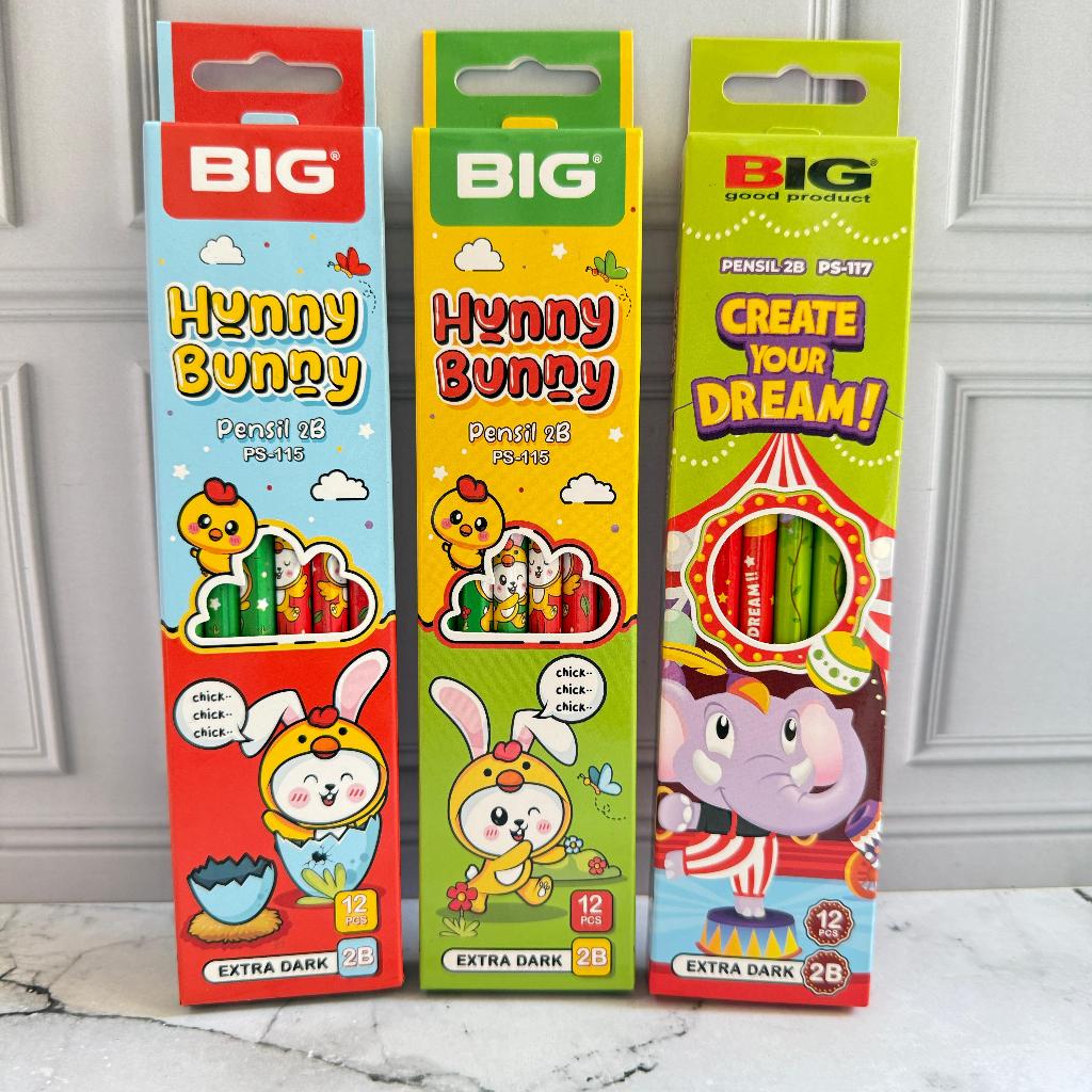 

SELUSIN ( 12 PCS ) Pensil 2B Kayagi / BIG Motif Anak