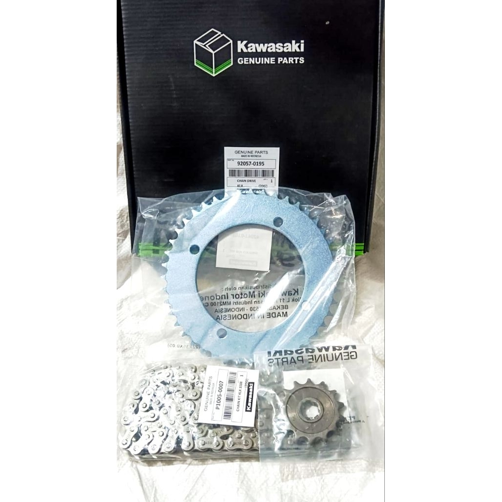 GIR GEAR SET RANTAI KLX 150 GIR PAKET KLX 150