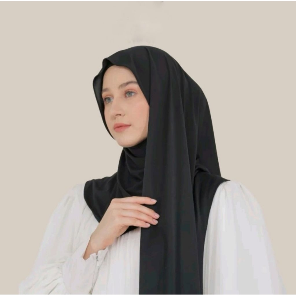 Pashmina Instan Mleyot Lyra Jersey Premium - Pashmina Mleyot inner