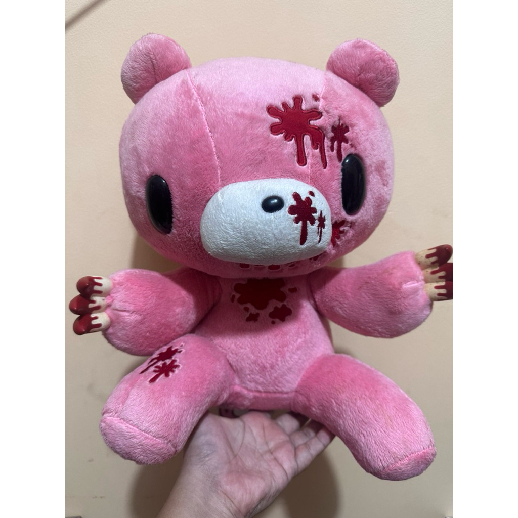 Boneka Gloomy Bear Pink dan Hitam Big Size 45cm Hardtag Paper Original GP