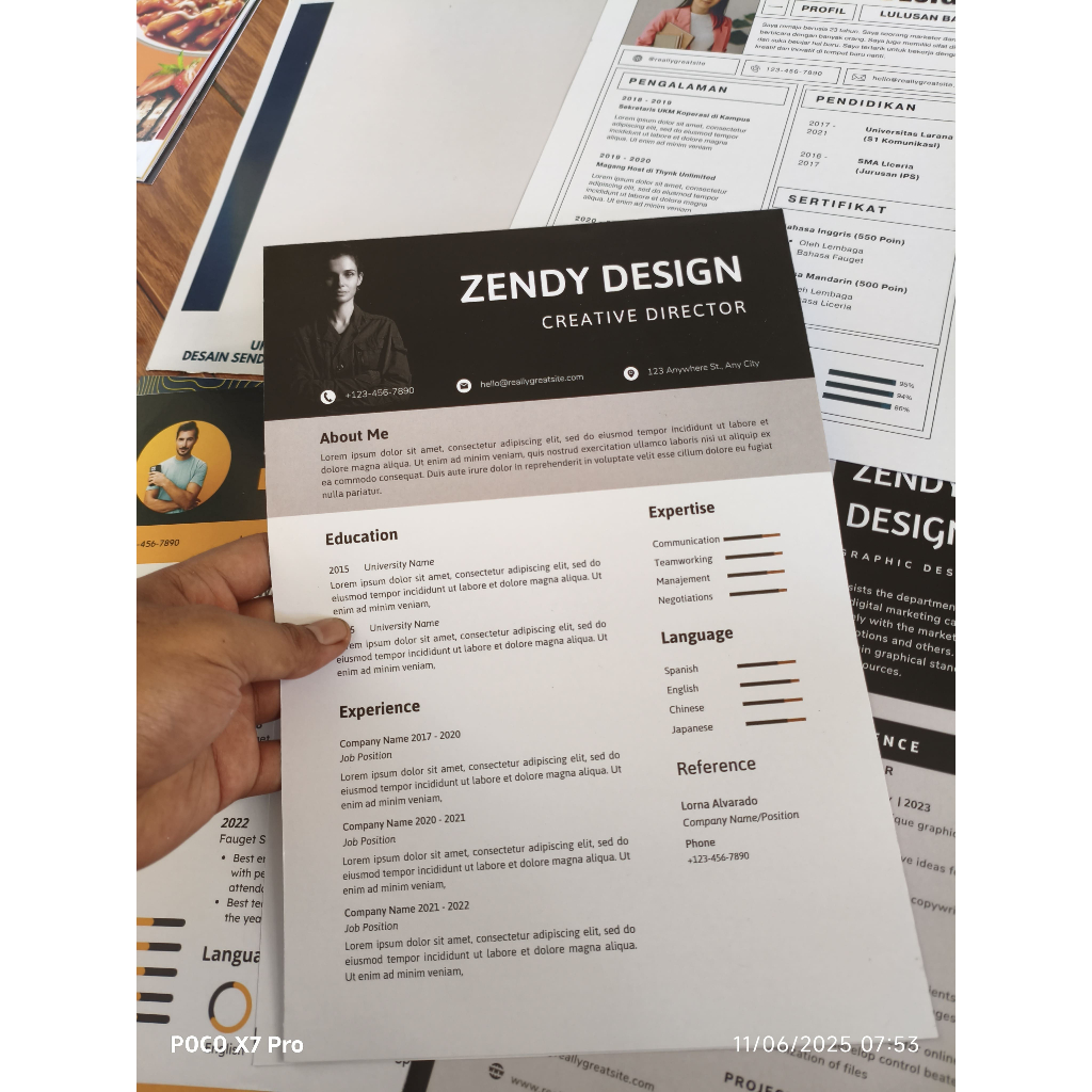 

Print Daftar Riwayat Hidup Ukuran A4 | Cetak CV A4 | Cetak Curiculum Vitae | Desain CV