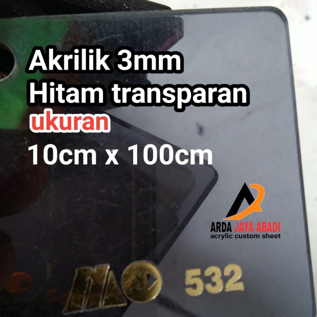 

Akrilik 3mm hitam transparan 10 x 100 akrilik lembaran akrilik riben marga cipta