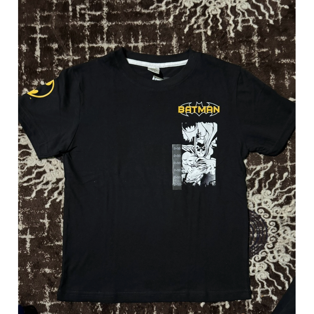 Baju Anak Kaos Anak Laki Laki Umur 9 10 Nevada x Batman