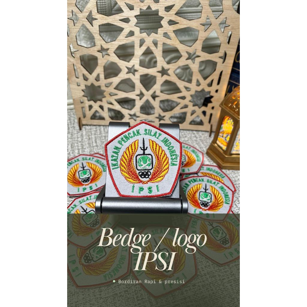 bed IPSI bordir / logo IPSI bordir