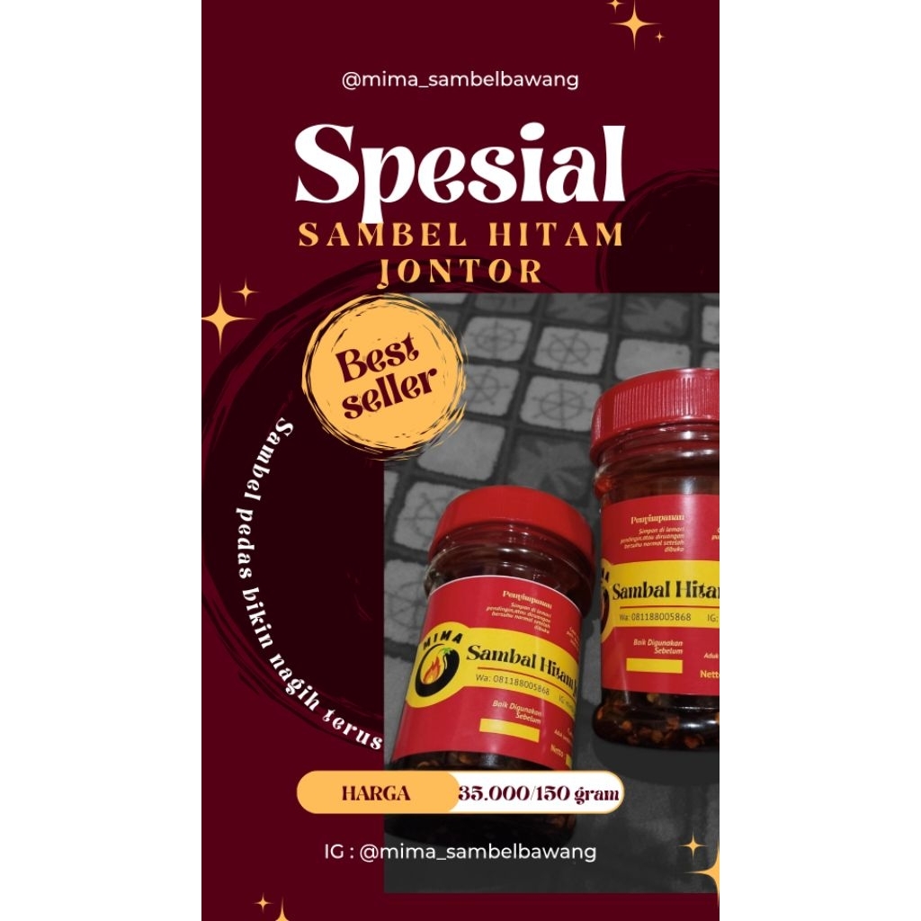 

Sambel Hitam Jontor
