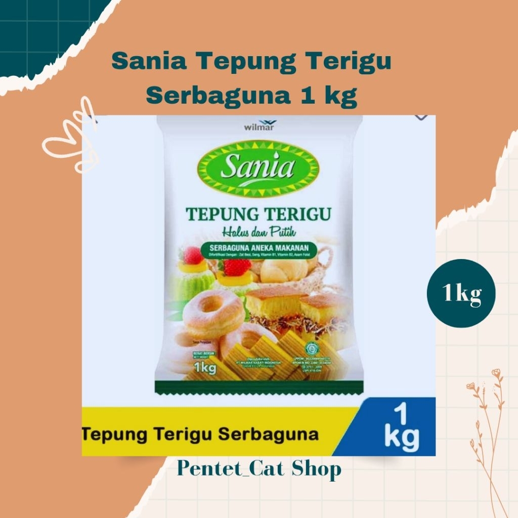 

Sania Tepung Terigu Serbaguna 1000gram