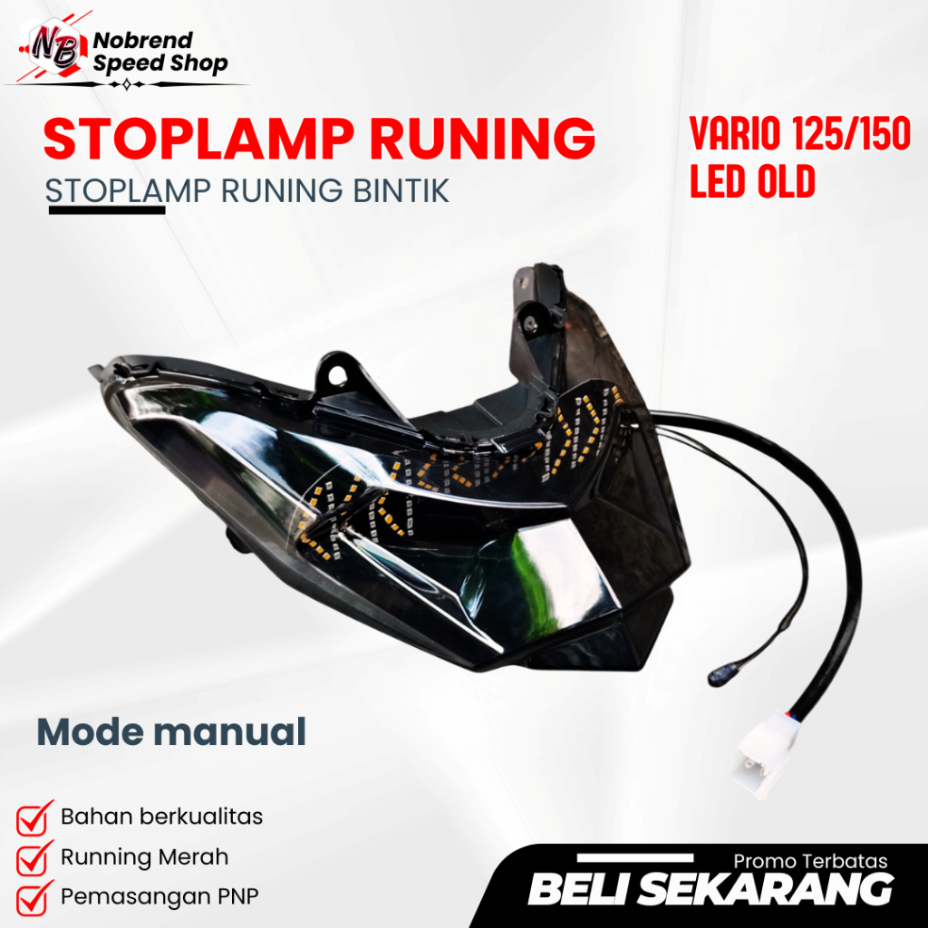 Stoplamp Running Vario 125 Old / Stoplamp Running Vario 125 Old Lampu Belakang Vario Led Old/Led New