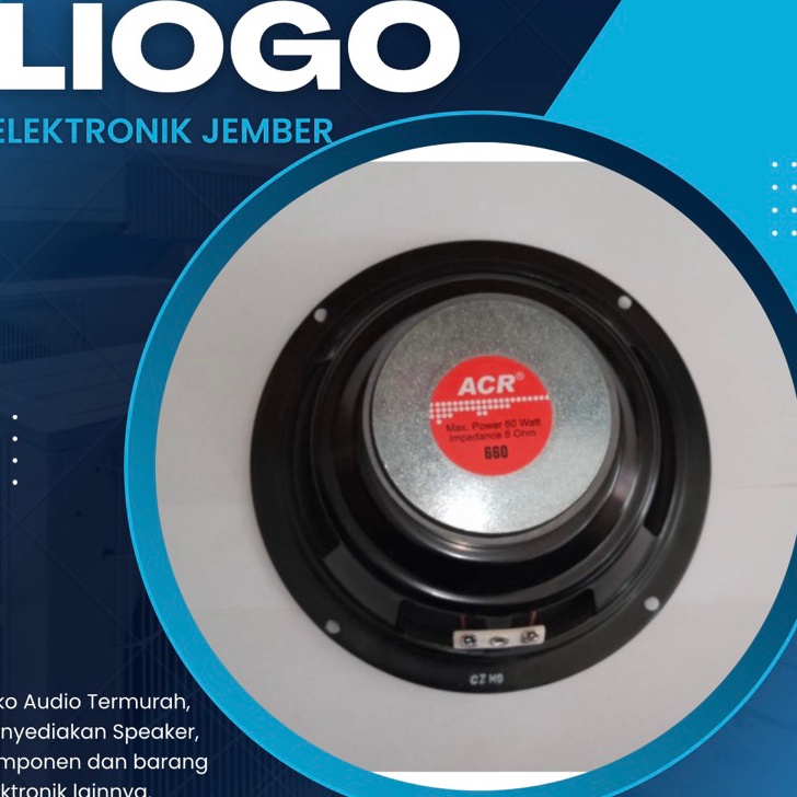 Speaker ACR 6 Inch ACR 66 ACR Woofer 6 Inch 66
