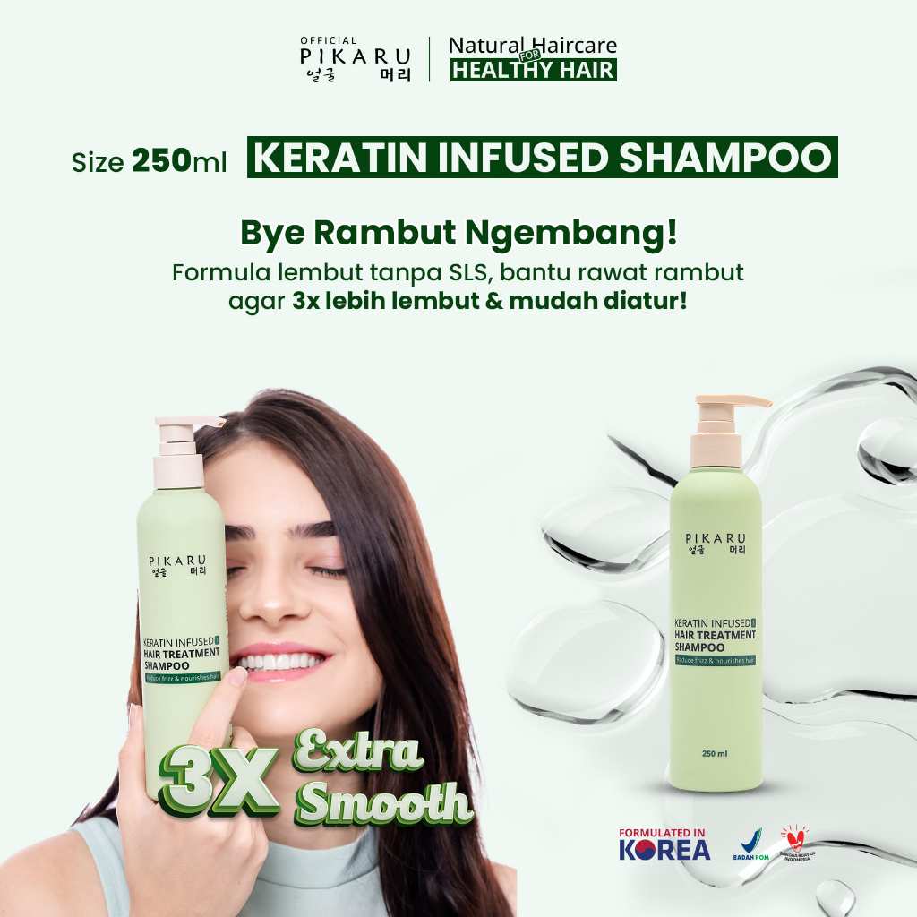 PIKARU Keratin Treatment  Infused 1 Hair Treatment Shampoo
