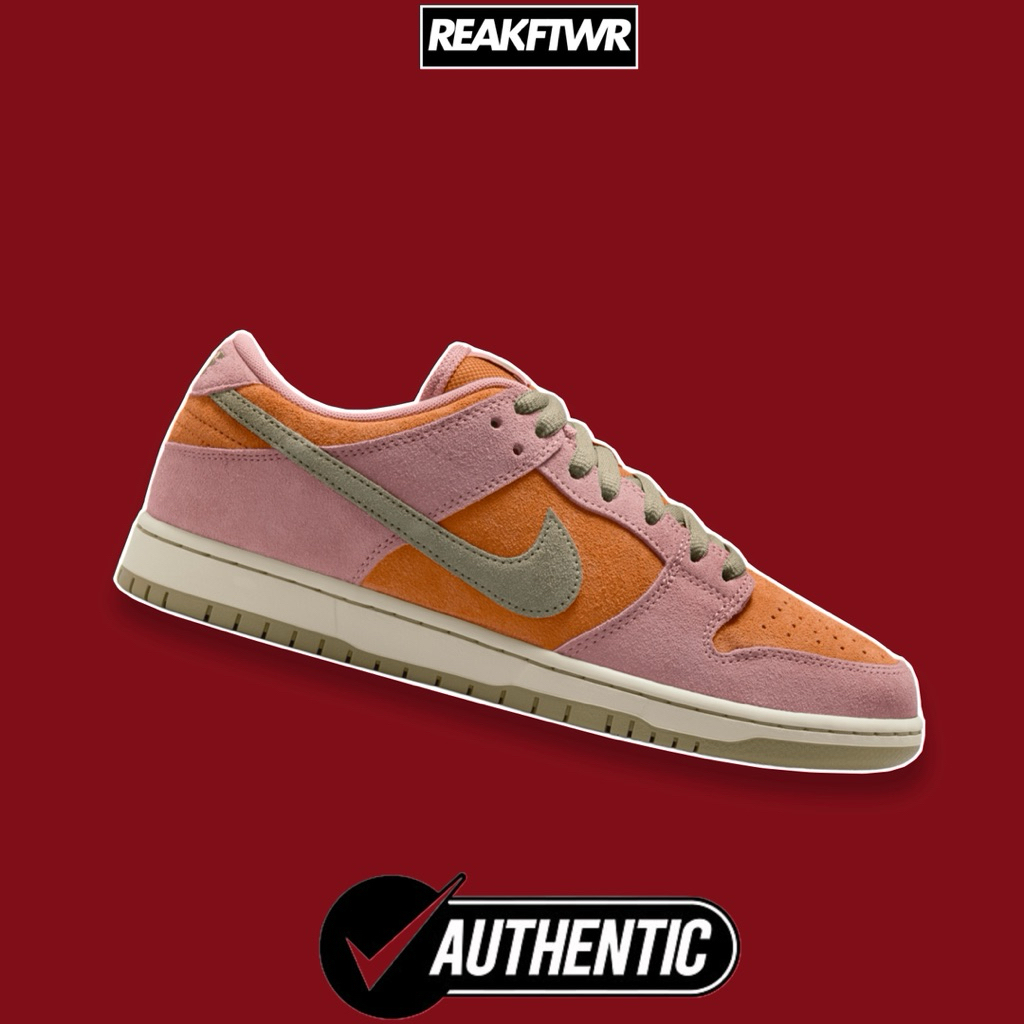 Nike SB Dunk Low Red Stardust Original 100% Authentic Sneakers Pria Wanita Keren & Nyaman