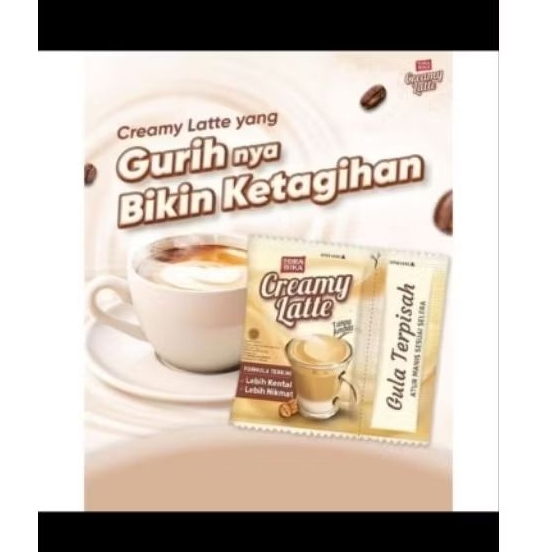 

Creamy Latte sachet (1renceng isi 10sachet)