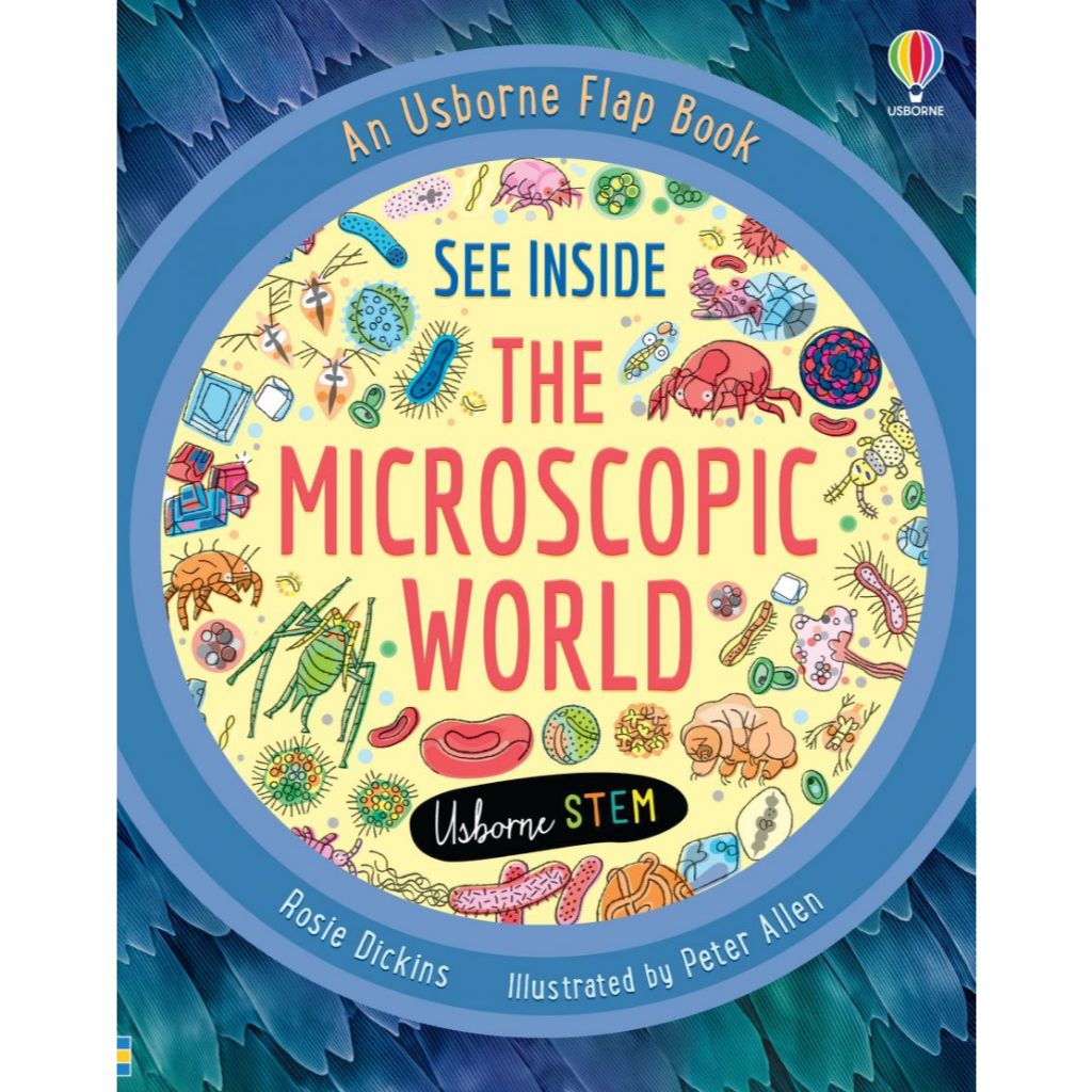 [PS] See Inside The Microscopic World Boardbook Lift The flap LTF BookUsborne Buku Edukasi Anak Tent