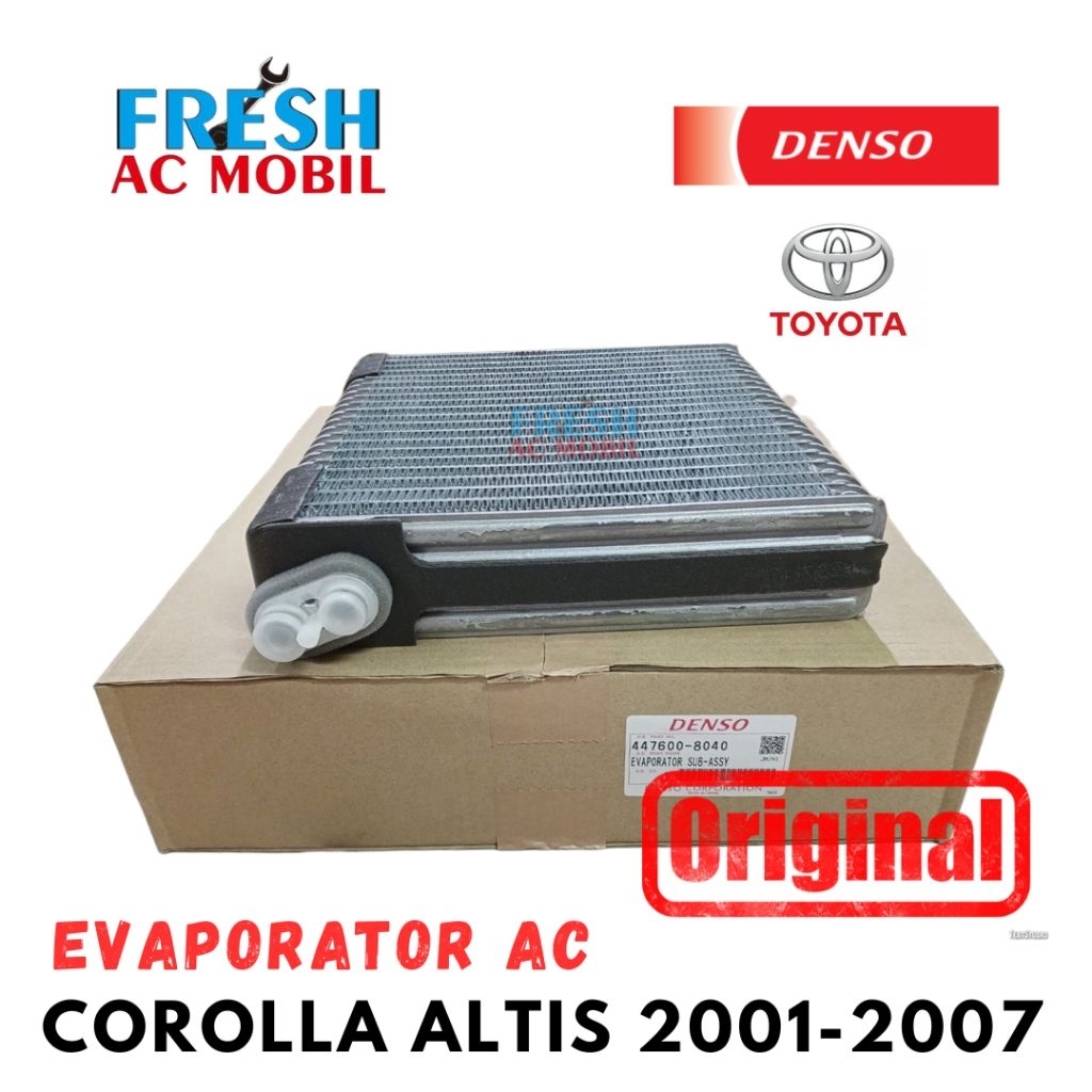 Evap AC Toyota Corolla Altis 2001-2007 Original Denso Cooling Coil Evaporator AC Toyota Corolla Alti