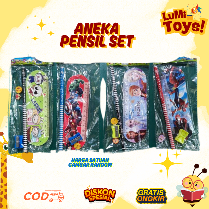 

Perlengkapan Sekolah Mainan Pensil Set