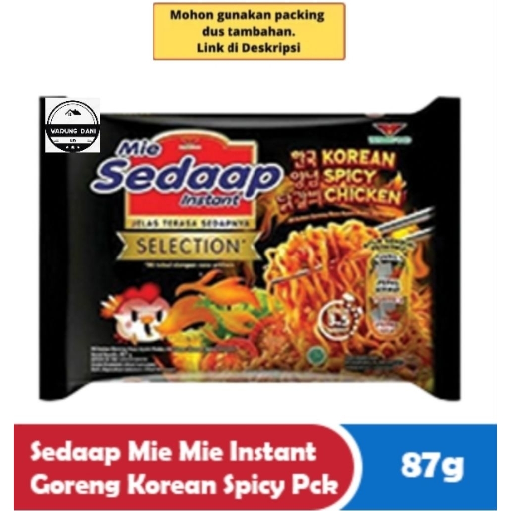 

Mie Sedaap Goreng Korean Spicy Chicken Mie Instan Goreng Korean Spicy 8g