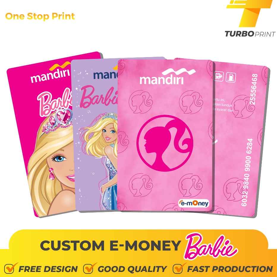 E MONEY  FLAZZ BARBIE SPECIAL EDITION  LIMITED  BARBIE SOUVENIR CARD
