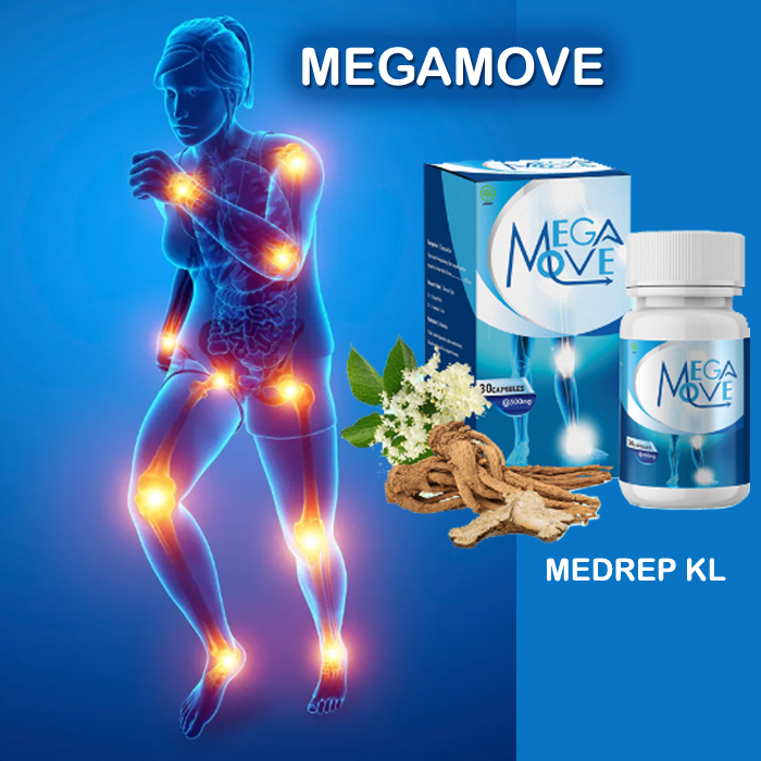MEGAMOVE DR ZAIDUL AKBAR Original | Obat Nyeri Sendi & Tulang | Kapsul Obat Sendi