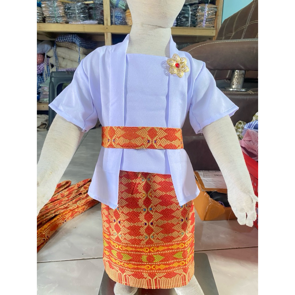 kebaya anak perempuan 1-2Tahun/setelan anak perempuan kebaya songket