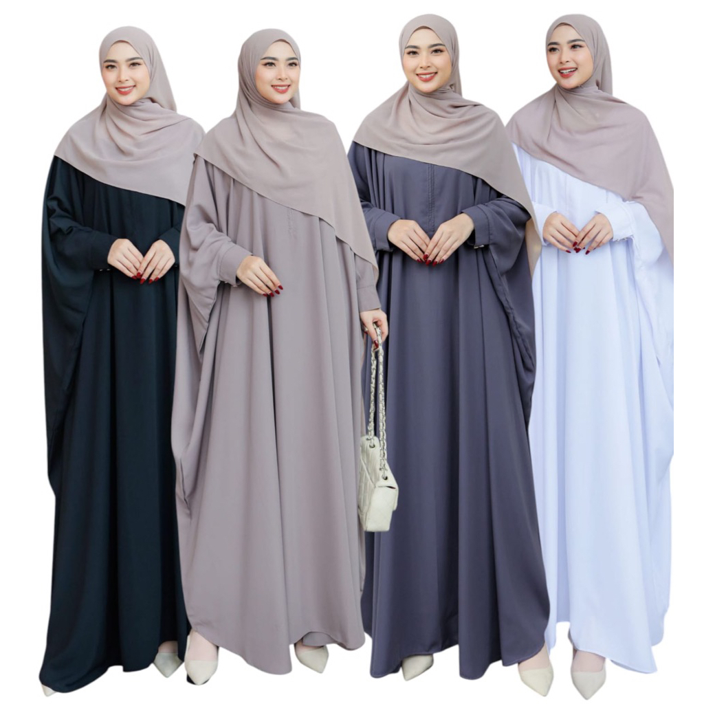 Cinta Hijab Abaya Sajira Gamis Umroh Haji  Abaya Putih Hitam Abaya Turkey