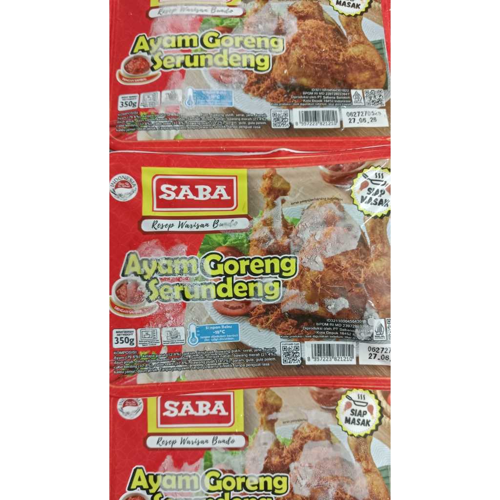 

SABA AYAM GORENG SERUNDENG