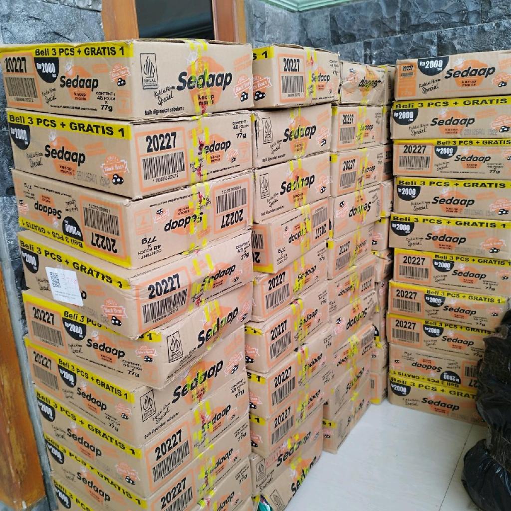 

1 Dus Kecap Sedap Kemasan 2000 isi 48 pouch extra promo