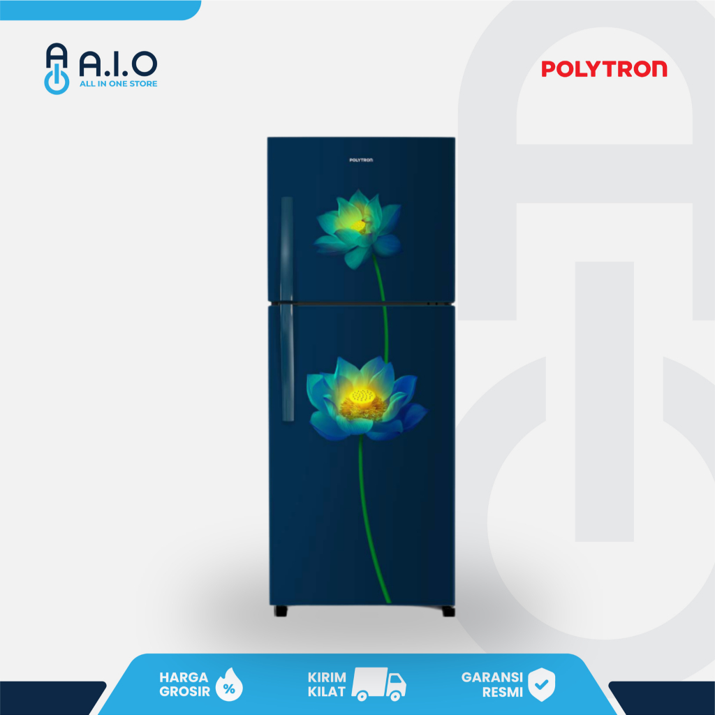 POLYTRON - KULKAS 2 PINTU 210 L - PRB 217LB