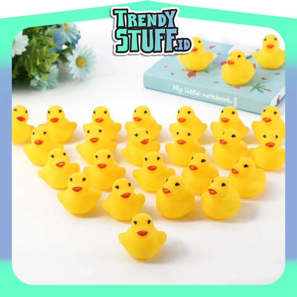 Trendystuff.Id  Bebek Karet Mainan Mandi Anak / Mainan Edukasi Anak/ Mainan Bayi / Bath Toys T019