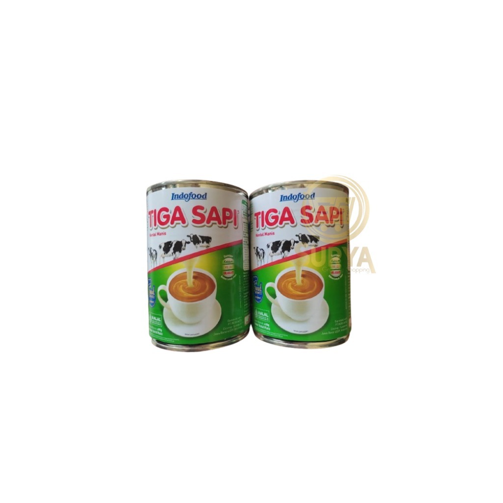 

Tiga Sapi Susu Krimer Kental Manis 490gr
