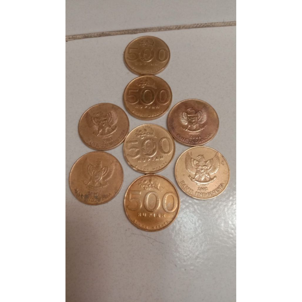 uang koin Rp 500 kuning paket murmer habisin stok