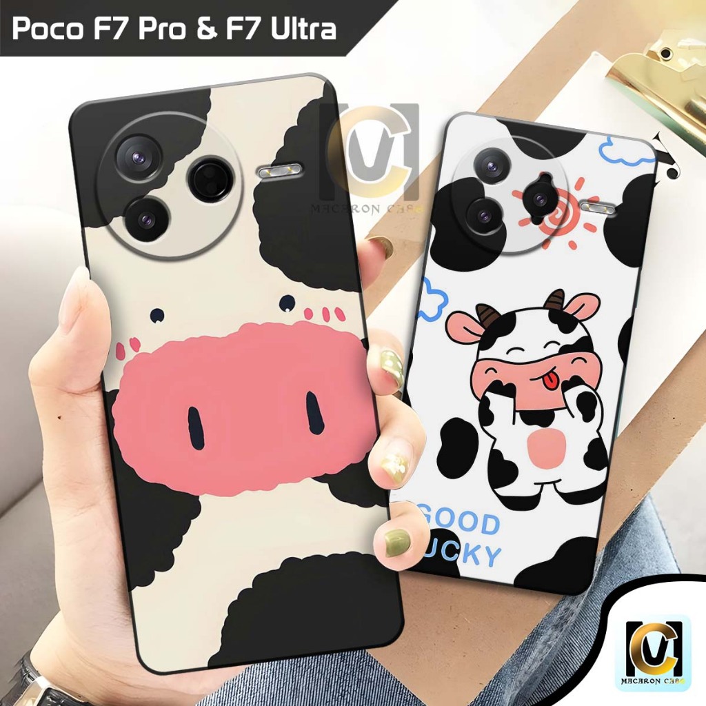 Case Poco F7 Pro 5G & Poco F7 Ultra 5G Terbaru 2025 Motif Sapi | SoftCase HP Poco F7 Pro 5G & Poco F