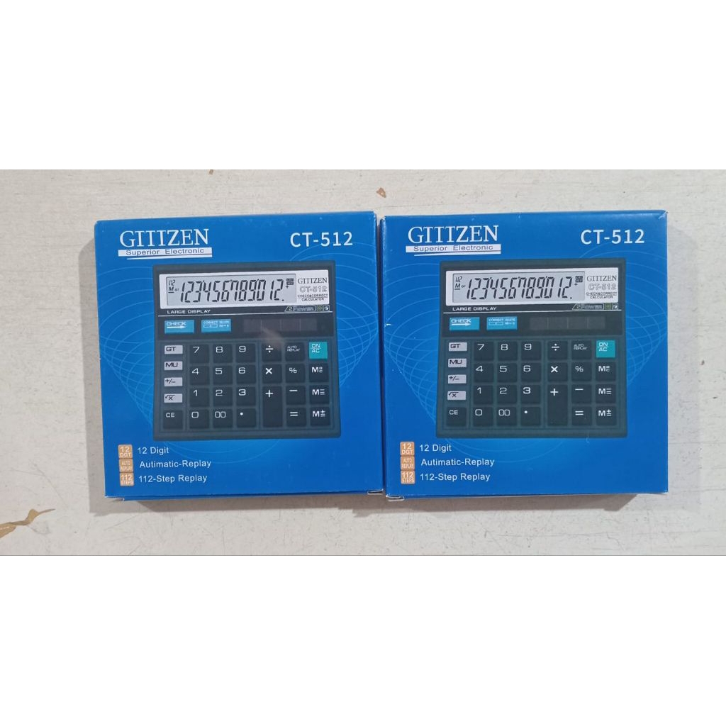 

kalkulator citizen ct 512