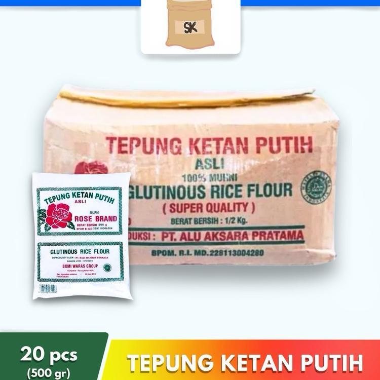 

Rose Brand Tepung Ketan Putih 500gr (isi 20) - DUS