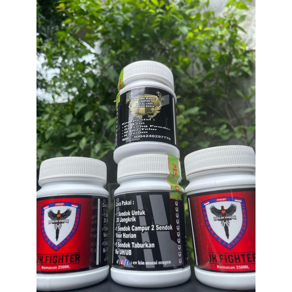 JK Fighter pakan burung jangkrik