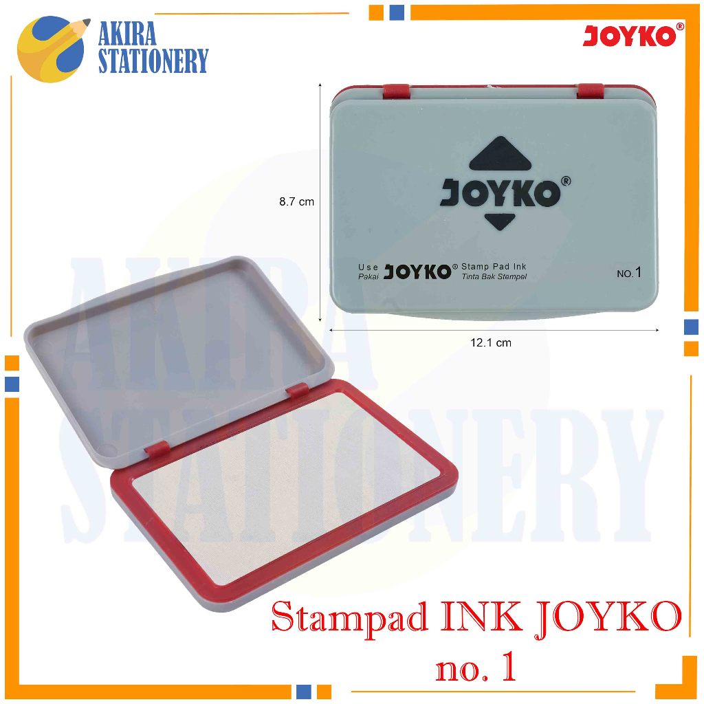 

Bak Stempel JOYKO No. 1 / Bantalan stampel / Stamp Pad Polos No 1 Belum Isi Tinta - 1 PCS