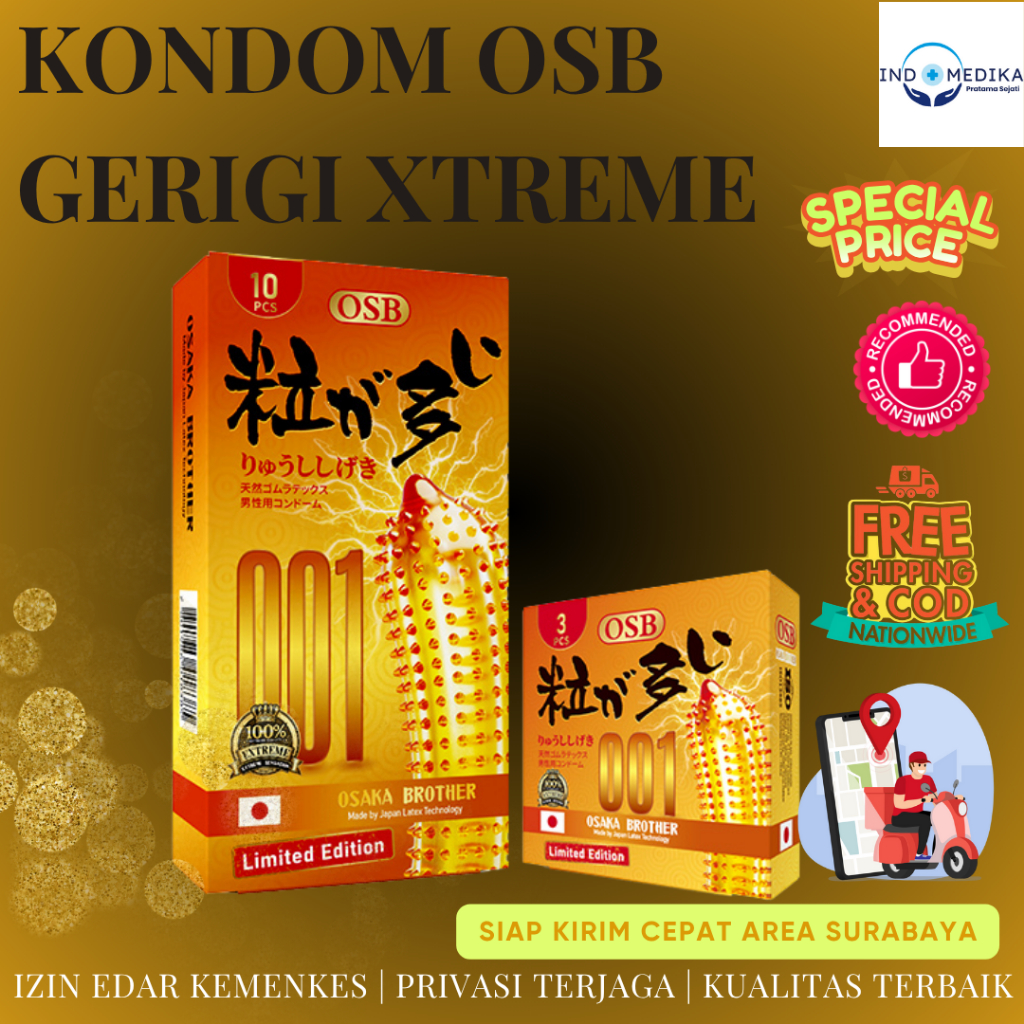 Condom Dotted OSB 001 - Kondom Bergerigi Super - Privasi Terjaga