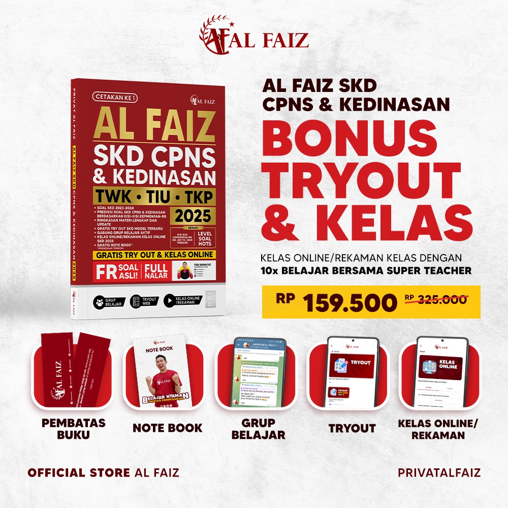 Buku SKD CPNS & KEDINASAN AL FAIZ 2025