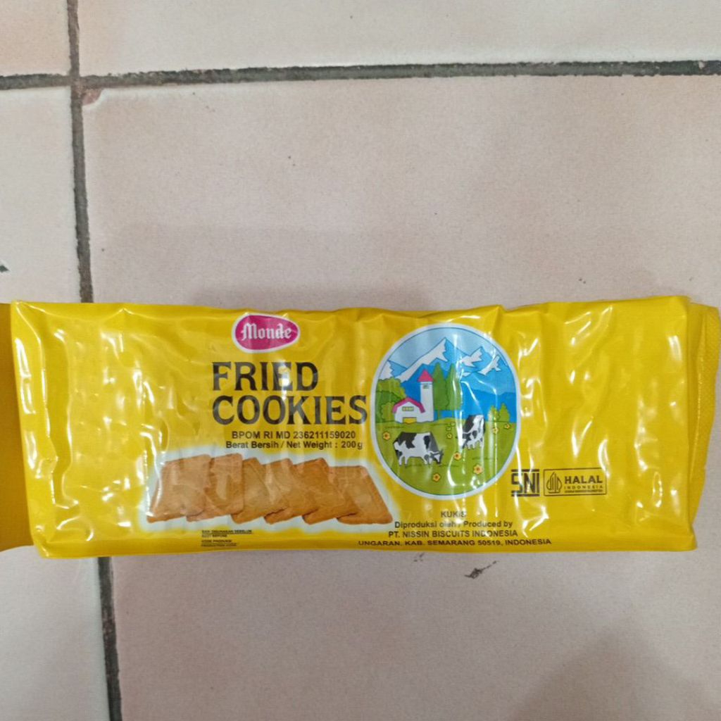 

Monde Fried Cookies 200gr 1 Bungkus