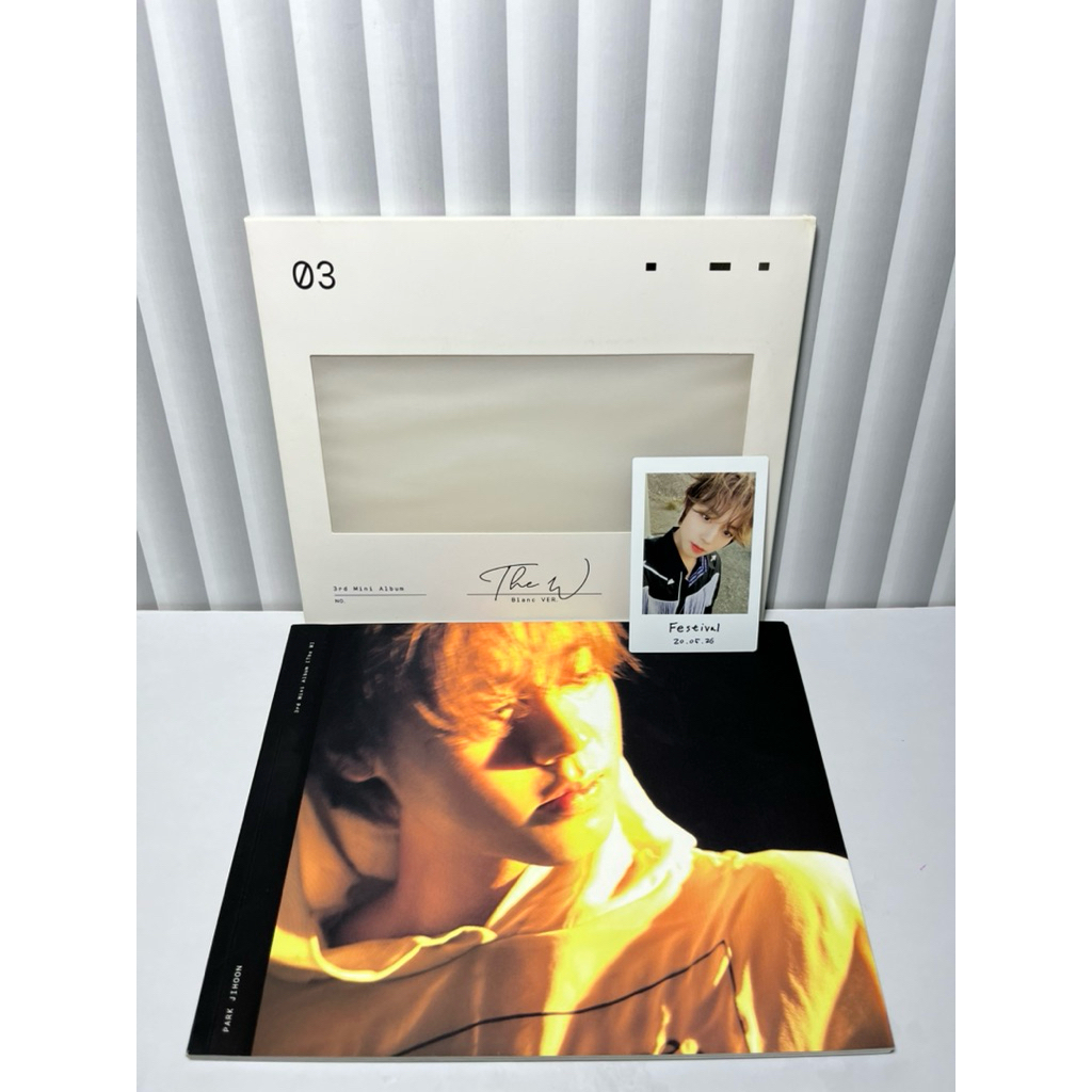 Park Jihoon Album The W Official Wanna One Weak Hero