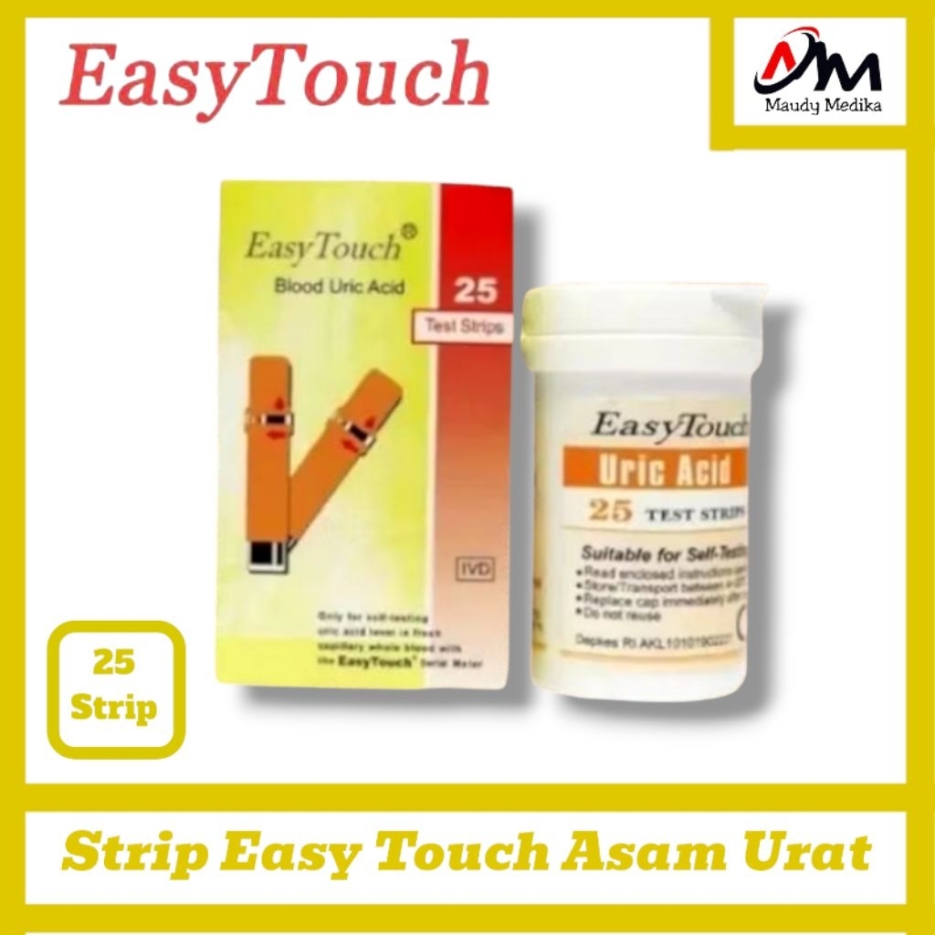 Strip Easy Touch Asam Urat  Strip Easy Touch UA   Refill  Easy Touch Asam Urat