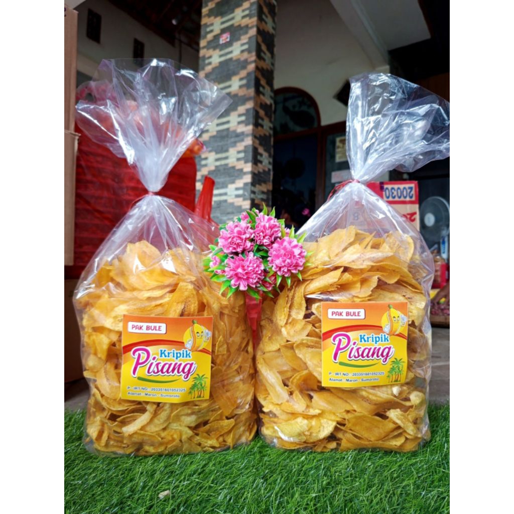 

Kripik Pisang Panjang Gurih & Renyah