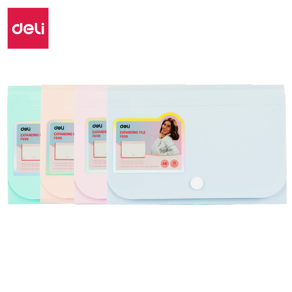 

DELI X AGNEZ MO Deli Expanding File / Tas Dokumen / Map Harmonika A6 13 Slot F699