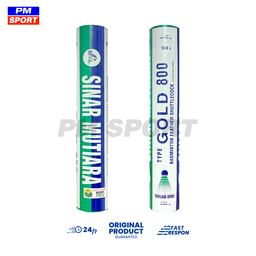 SHUTTLECOCK KOK COCK BADMINTON / BULUTANGKIS KOK SINAR MUTIARA GOLD 800 ORIGINAL