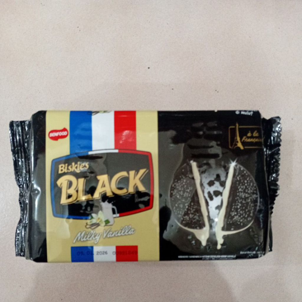 

Biskies Black Milky Vanilla 72gr 1 Bungkus