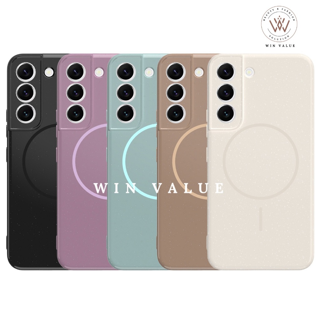 Case Magsafe color Candy Magnetic Casing Case Samsung S21 Samsung S21 FE Samsung S21 Plus Samsung S2