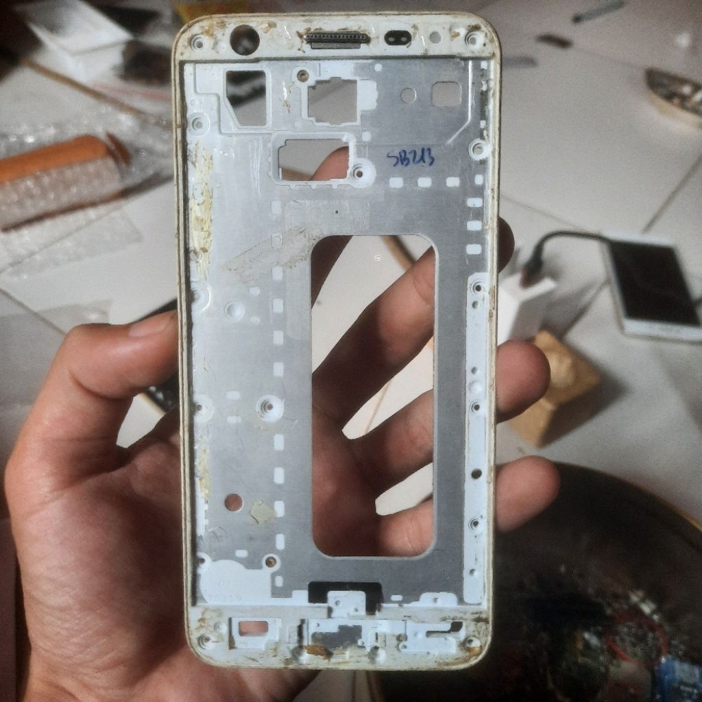 FRAME/TATAKAN LCD SAMSUNG GALAXY J5 PRIME ORIGINAL COPOTAN