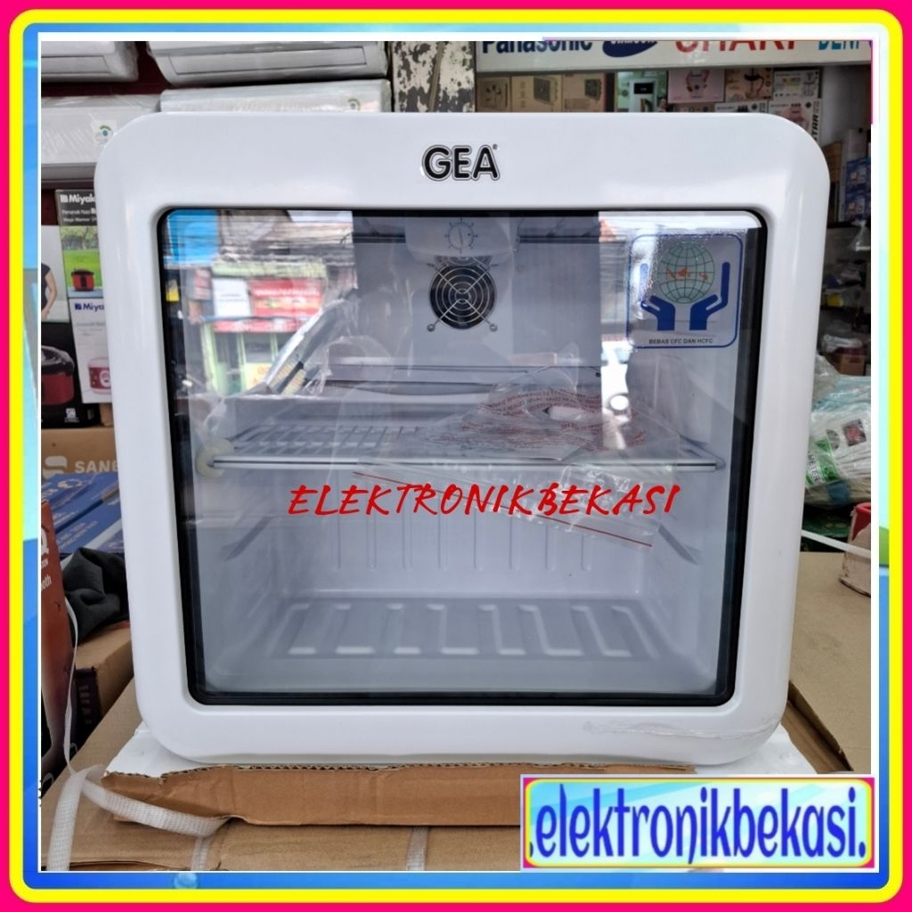 SHOWCASE GEA EXPO 50 CVD / GEA KULKAS MINI SHOWCASE EXPO 50 CVD / GEA EXPO 50 CVD 45 LITER