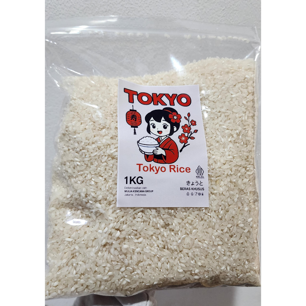 BERAS JEPANG 1 KG TOKYO JAPONICA LOCAL PREMIUM / BERAS LOCAL NO 1, BERAS TARABAS, BERAS SUSHI RICE, 
