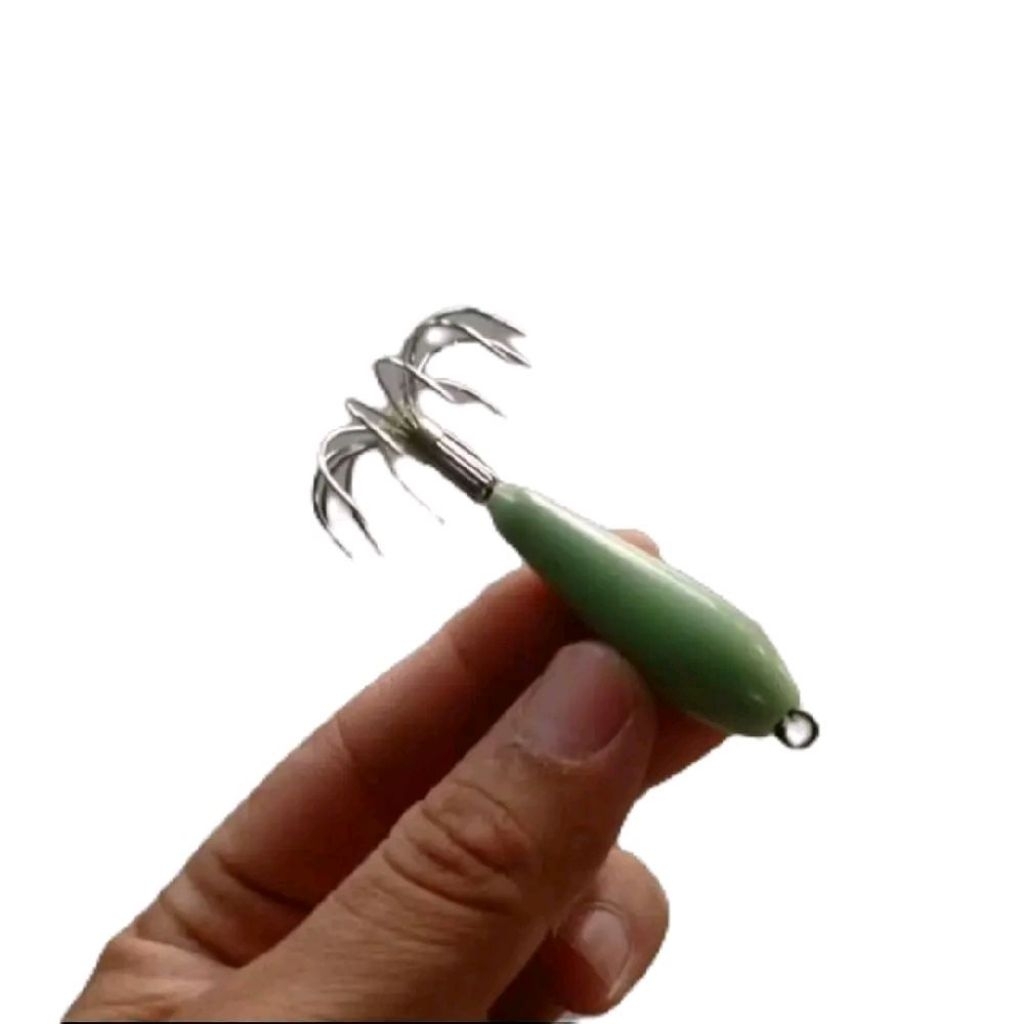 UMPAN PANCING CUMI BENTUK PAYUNG 30 GRAM 12 mata kail cumi