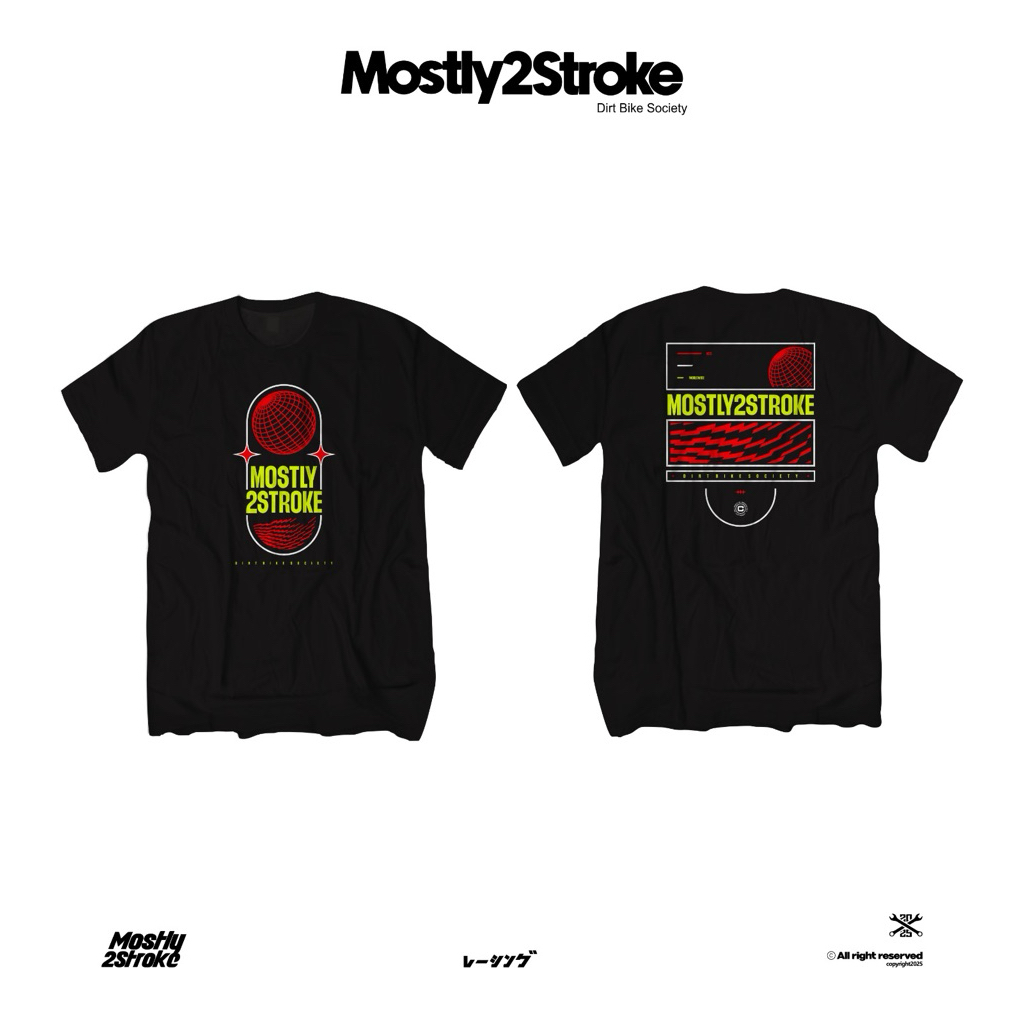 MOSTLY2STROKE GLOBE BLACK SERIES